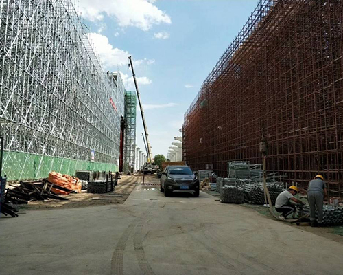 沈陽腳手架租賃公司淺談附著式升降腳手架結構